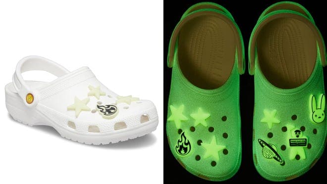 Glow-in-the-dark Crocs